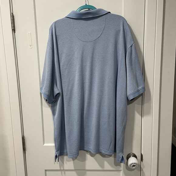 Reebok Polo Shirt Golf Casual Men's 5XL Blue Golf Performance Big and Tall - Picture 2 of 7